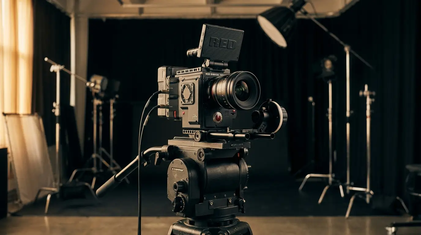 Cinema-Kamera Setup im Studio von Stark Productions